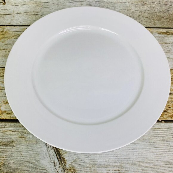 Denmark Tools For Cooks Whiteware Oven Safe Porcelain 11.25" Dinner Plate Set 4 - Picture 6 of 16